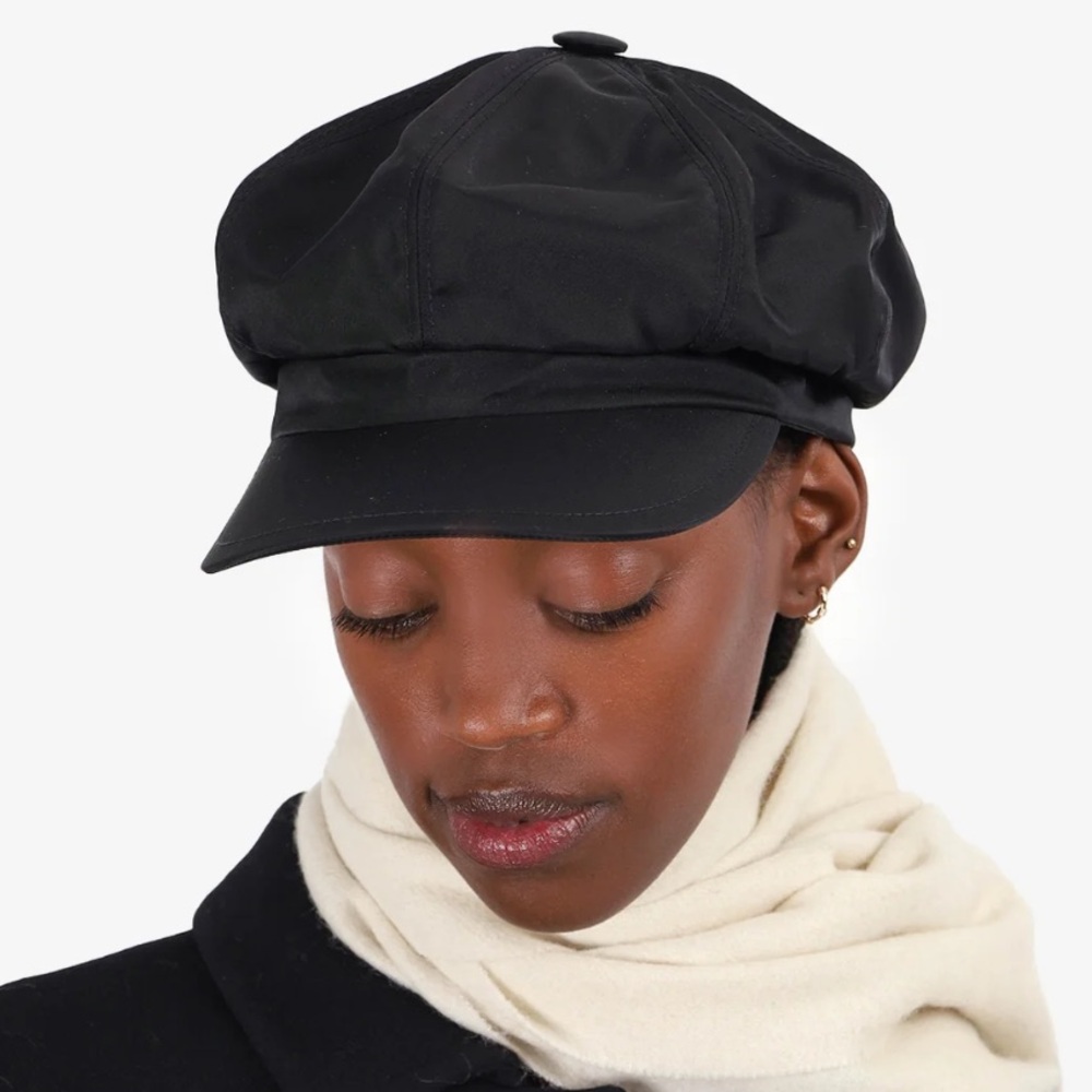 Prada Black Re-Nylon Newsboy Cap - Mine & Yours, size XL. UNISEX. One flaw. - Picture 5 of 17